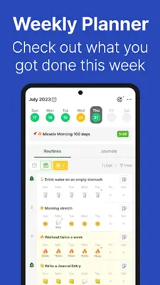 MyRoutine Routine Planner android App screenshot 1